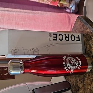 Red 17 Oz Stainless Steel H2go Force Red Bottle